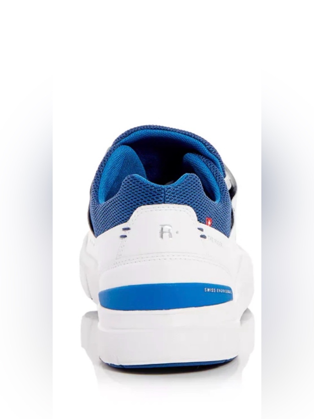 On Cloud Men’s On The Roger Advantage – White/Cobalt - Size 13 - Picture 4 of 5